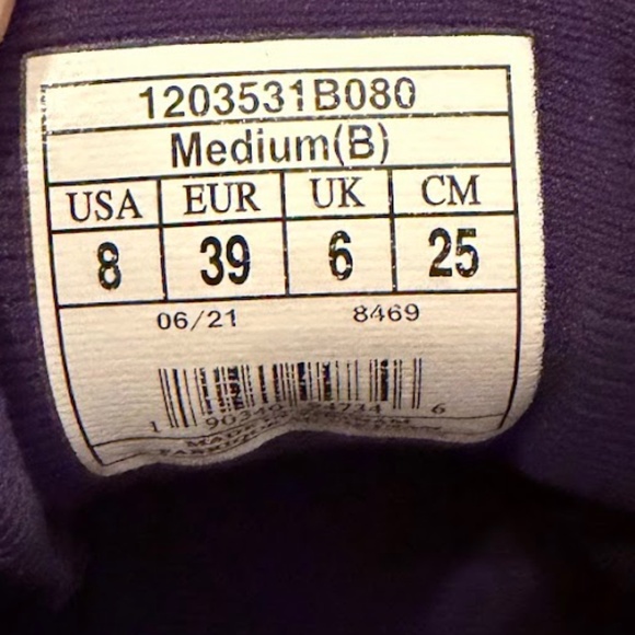 Brooks Adrenaline GTS 22 Women’s Running Shoes Navy Peach Lavender Size 8 B - Picture 5 of 7